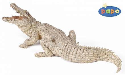 Игровая и коллекционная фигурка - Белый крокодил 